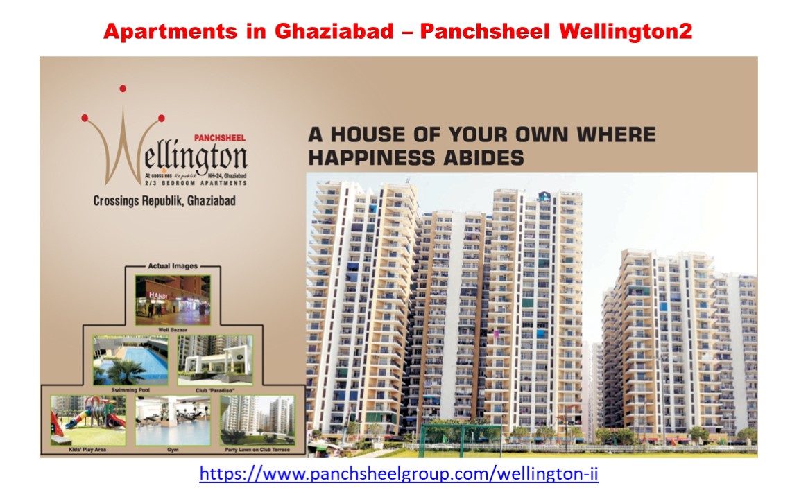 2 BHK Apartments in Ghaziabad - Panchsheel Wellington2