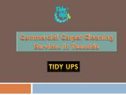 Commercial Carpet Cleaning Services in Teesside