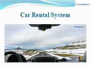 Car Rental System