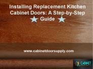 Installing Replacement Kitchen Cabinet Doors A Step-by-Step Guide
