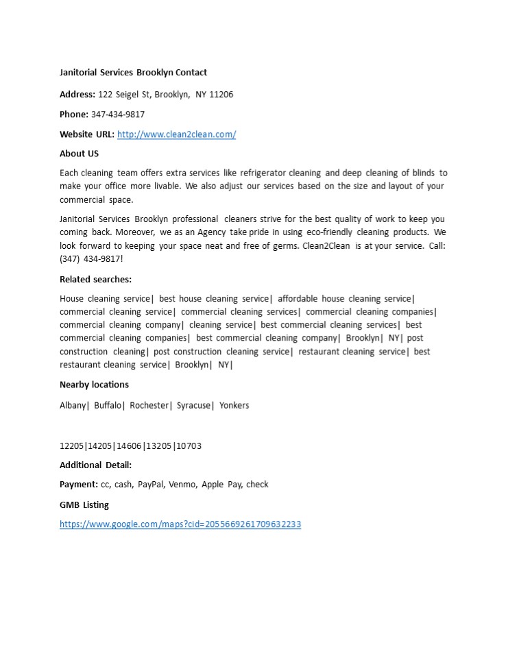 Janitorial Services Brooklyn (2)