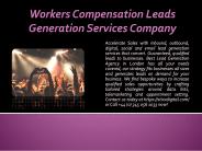 Workers Compensation Leads Generation Services Company (1)