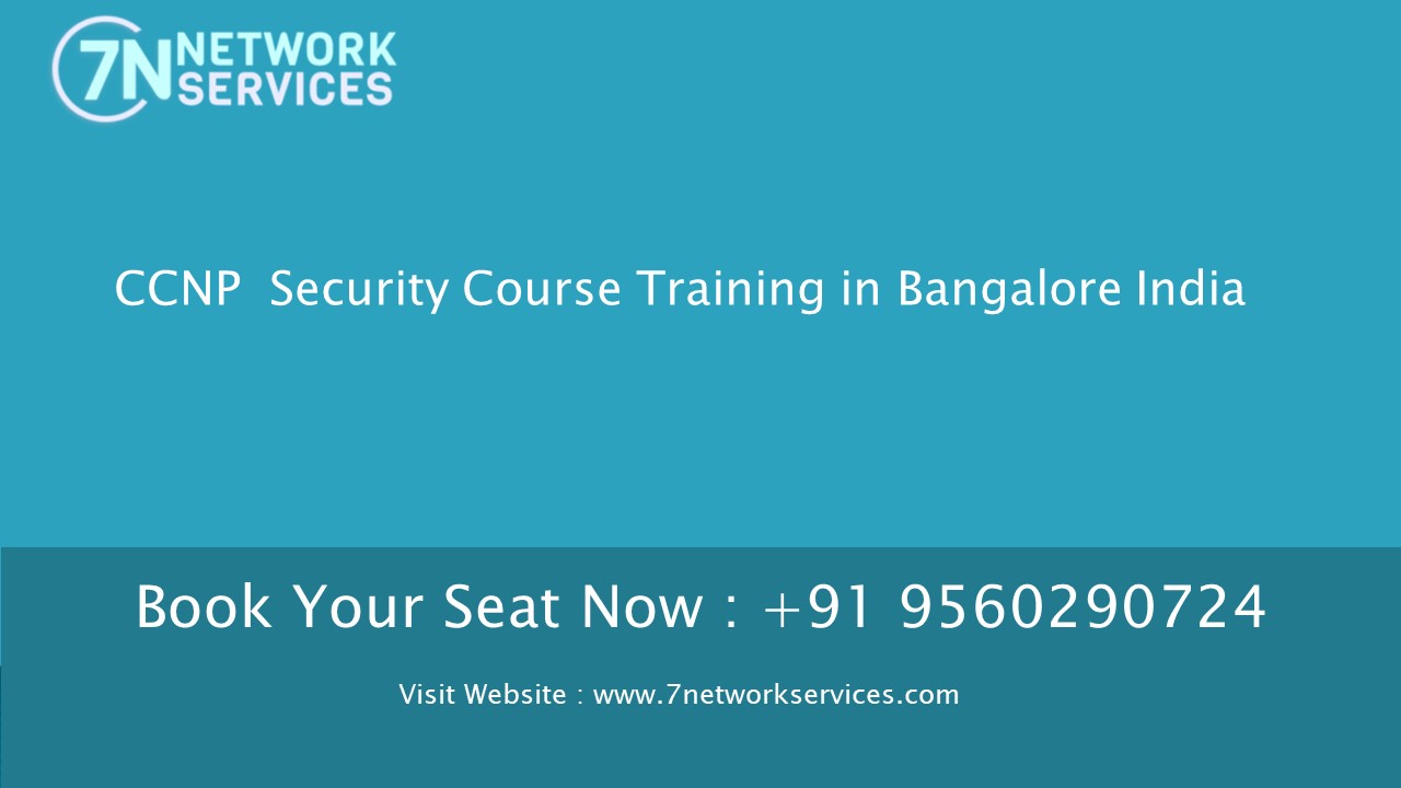 CCNP Security Course Training in Bangalore India