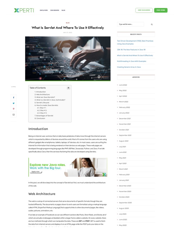 What Is Servlet And Where To Use It Effectively presentation | free to ...