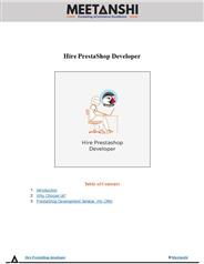 Hire PrestaShop Developer PowerPoint PPT Presentation