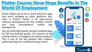 Flutter training in Durgapur