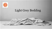 Luxury 8 Piece Light Grey Bedding