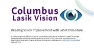 Reading Vision Improvement with LASIK Procedure