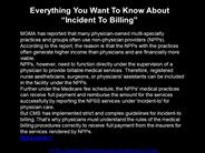 Everything You Want To Know About “Incident To Billing”