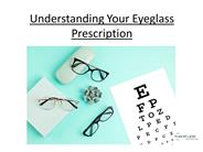 How to Read your Eyeglass Prescription?