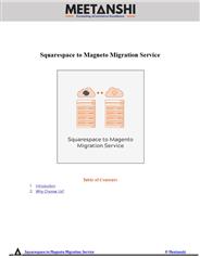 Squarespace to Magento Migration Service