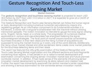 Gesture Recognition And Touch-Less Sensing Market