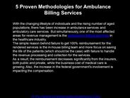 5 Proven Methodologies For Ambulance Billing Services