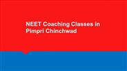 NEET Coaching Classes in Pimpri Chinchwad