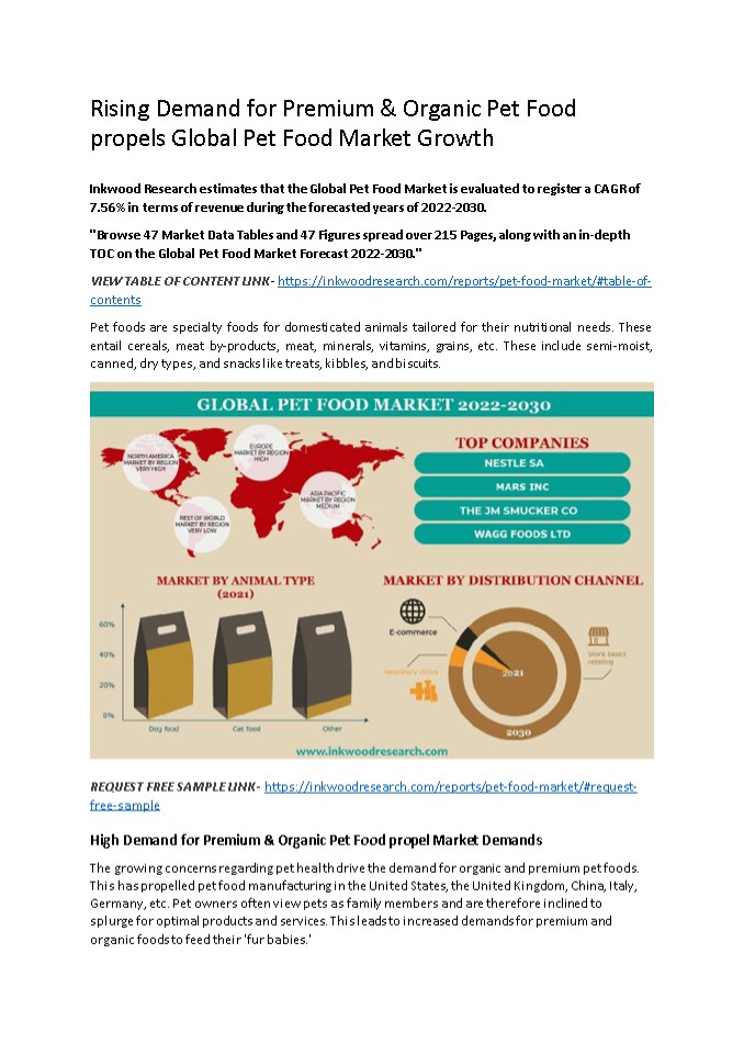 PPT Global Pet Food Market Growth, Analysis, Trends PowerPoint