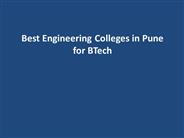 Best Engineering Colleges in Pune for BTech