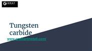 Tungsten carbide