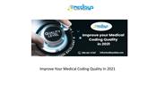 Improve Your Medical Coding Quality In 2021