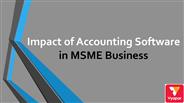 Impact of Accounting Software in MSME Business