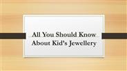 All About Kids Jewellery