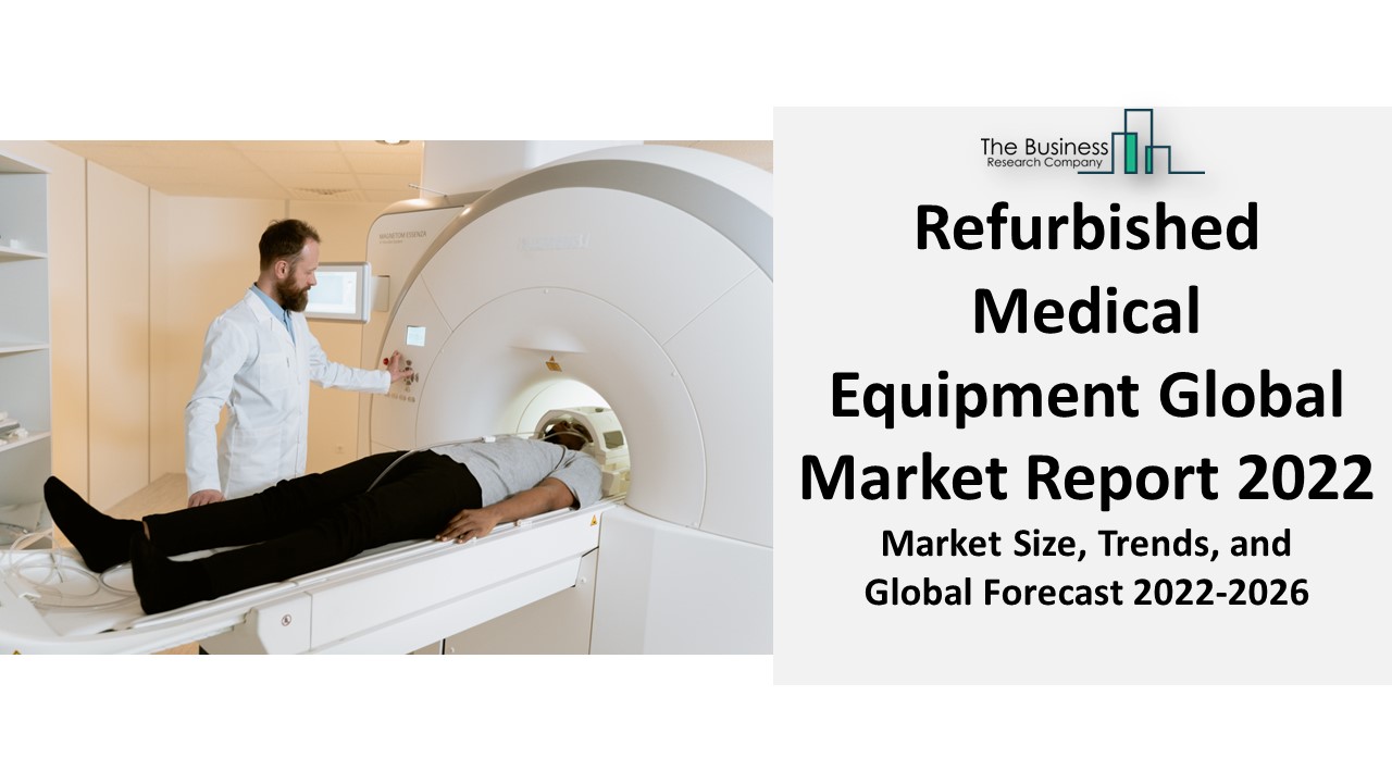 Refurbished Medical Equipment Market 2022 : Share, Size, Industry Trends, Future Growth, Top Companies And Forecast Till 2031