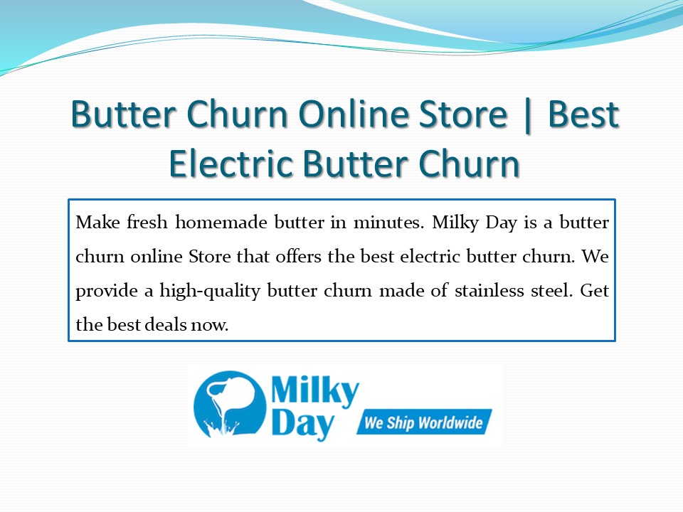 Butter Churn Online Store | Best Electric Butter Churn