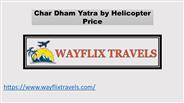 Char Dham Yatra by Helicopter Price