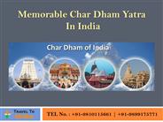 Memorable Char Dham Yatra In India