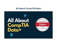 All About CompTIA Data+