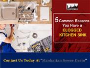5 Common Reasons You Have a Clogged Kitchen Sink
