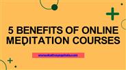 5 Benefits of Online Meditation Courses