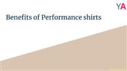 Benefits of Performance shirts