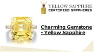 Charming Gemstone -Yellow Sapphire