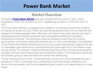 Power Bank Market Report