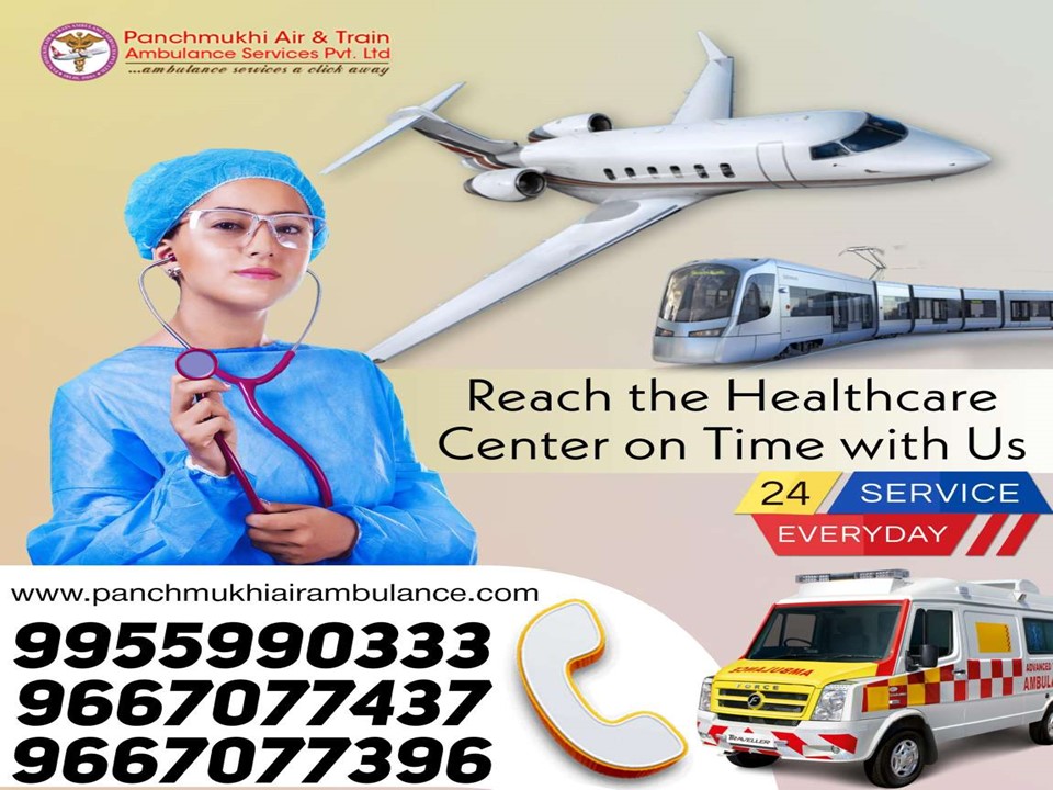 Panchmukhi Train Ambulance in Patna and Ranchi is the Provider of ICU Facilities