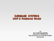 DATABASE SYSTEMS