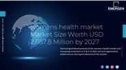 womens health market Market Size Worth USD 2,687.8 Million by 2027