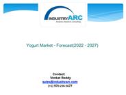 Yogurt Market - Forecast (2022 - 2027)
