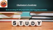 Doing IIT-JEE preparation? Avoid these mistakes!
