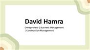 David Hamra - A Goal-focused Professional - Tulsa, Oklahoma