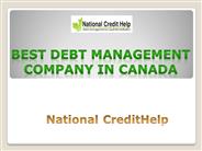 Best Debt Management Company In Canada