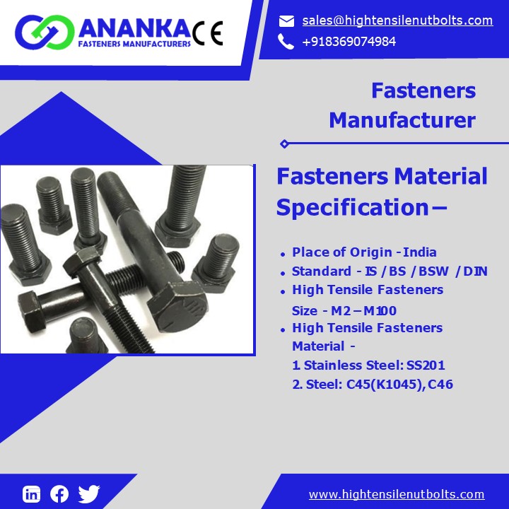 Fasteners|Bolts|Nuts|Screw|Washer|Stud Bolt-Ananka Group presentation ...