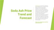 Soda ash Demand