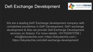 Defi Exchange Development Company