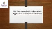 Low Code Application Development Platform | Fournxttech