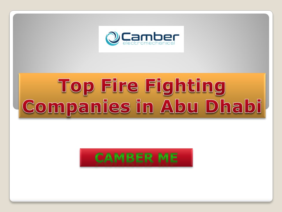 Top Fire Fighting Companies in Abu Dhabi