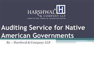 Auditing Service for Native American Governments – HCLLP