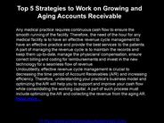 Top 5 Strategies To Work On Growing And Aging Accounts Receivable