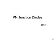 PN Junction Diodes