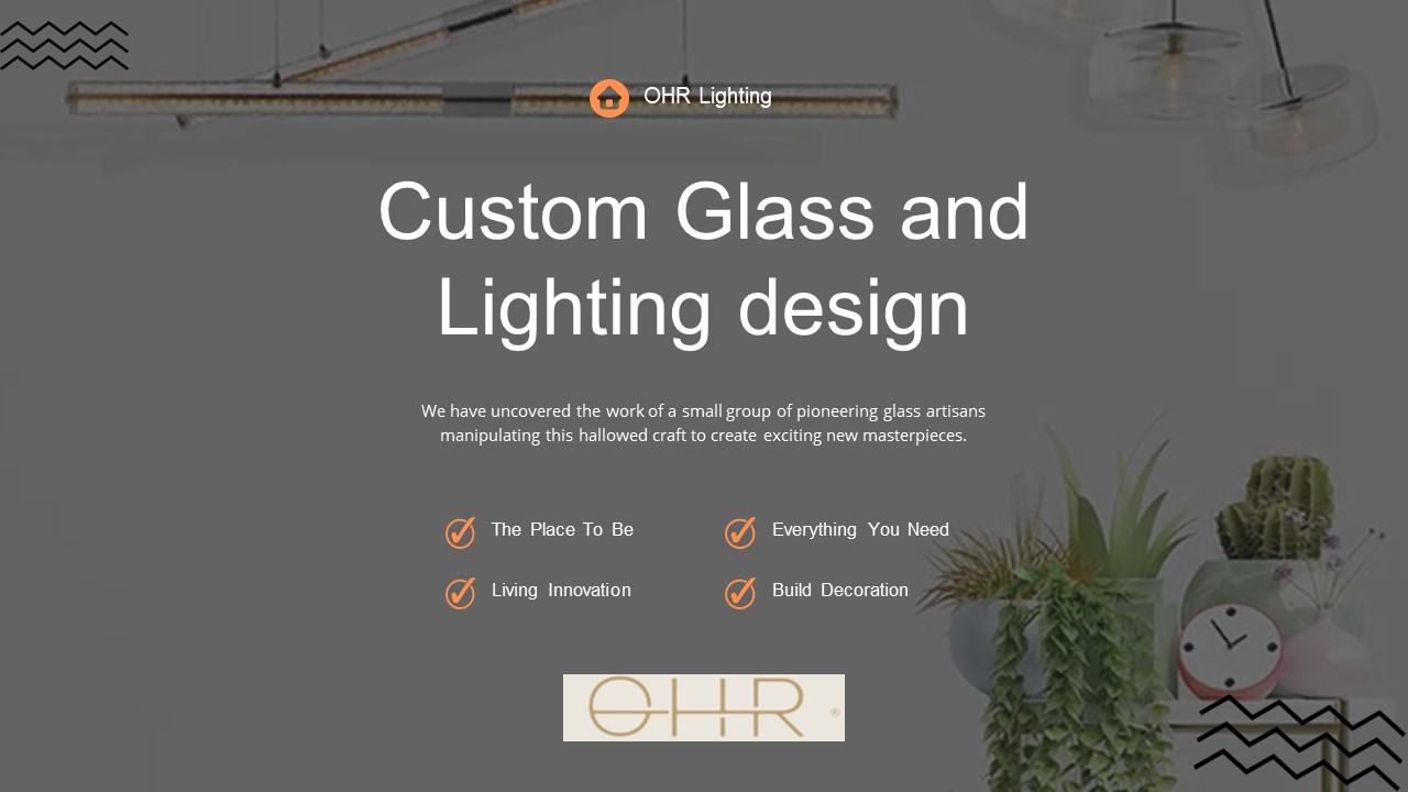 Get Designer Glass Pendant Lights Miami | OHR Lighting